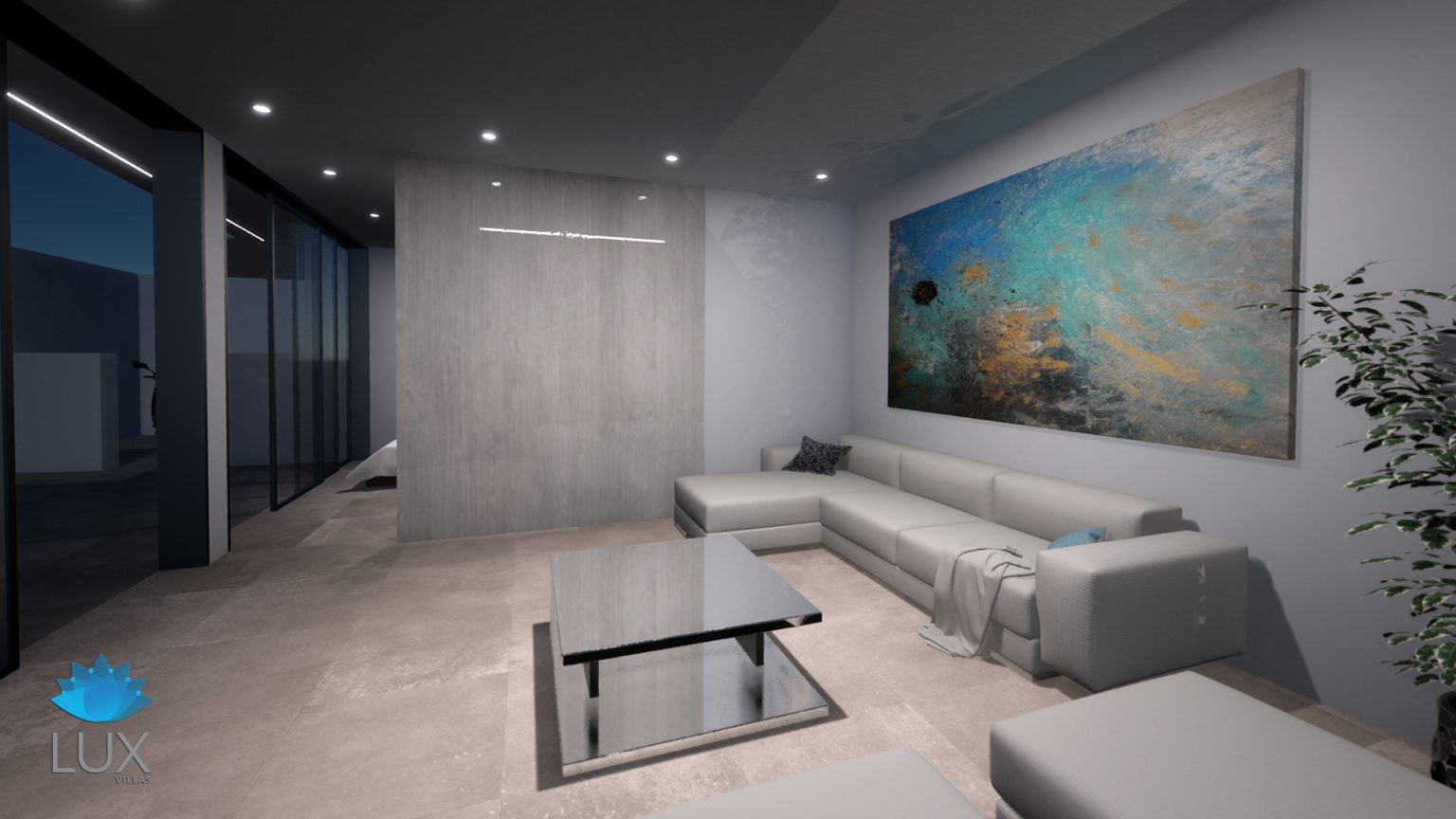 new built luxury villa roque conde costa adeje tenerife south modern minimalist pool (18)